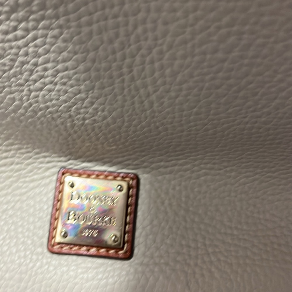 Dooney & Bourke Ivory and Tan Crossbody Bag - Picture 2 of 7